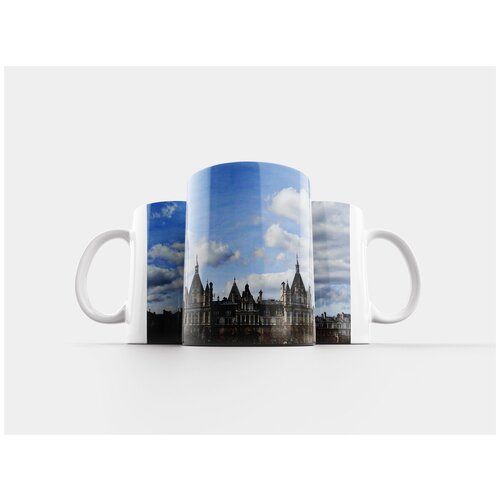 фото Кружка "линия горизонта, здания, городской пейзаж" 320 мл lotsprints