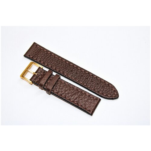 фото Ремешок для часов кожаный, коричневый jevally
