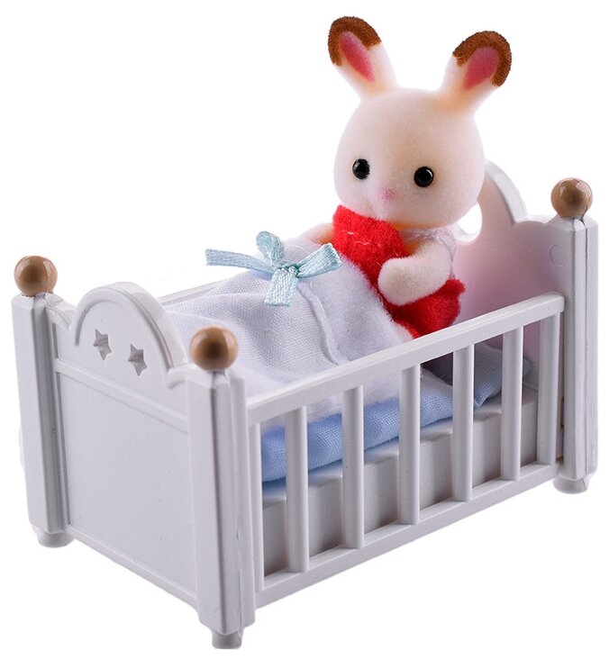 Набор Sylvanian Families "Малыш и детская кроватка"