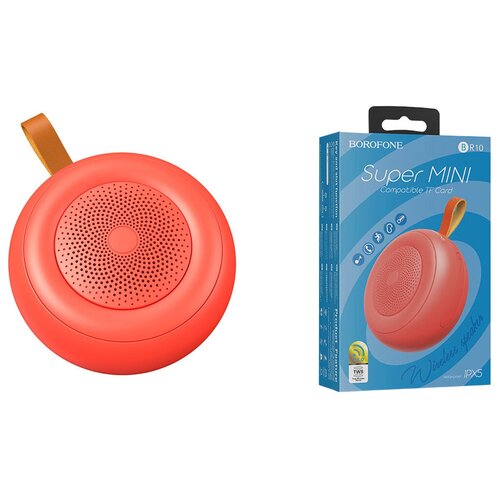 Портативная беспроводная акустика BOROFONE BR10 Joyful shinet sport цвет оранжевый 118000₽