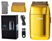 Электробритва шейвер VGR Professional V-399 Voyager foil shaver золотой
