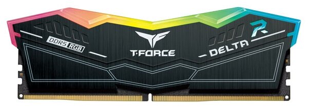 Оперативная память Team Group DDR5 32Gb (2x16Gb) 6200MHz pc-49600 T-FORCE DELTA RGB Black Gaming Memory (FF3D532G6200HC38ADC01)