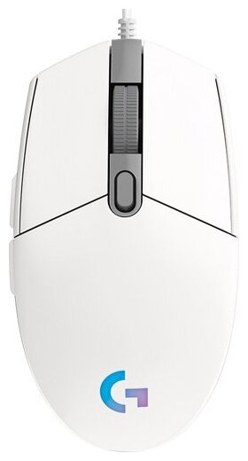 Мышь Logitech G102 Lightsync, белый