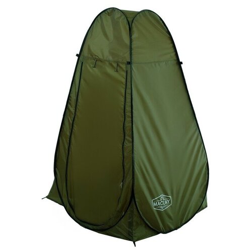 Палатка туристическая, самораскрывающаяся, для душа, 120 * 120 * 195 см, цвет зелёный палатки домики яигрушка палатка малыш и карлсон самораскладывающаяся