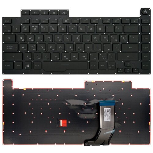 Клавиатура для ноутбука Asus ROG Strix Scar III G531GV черная 5500₽