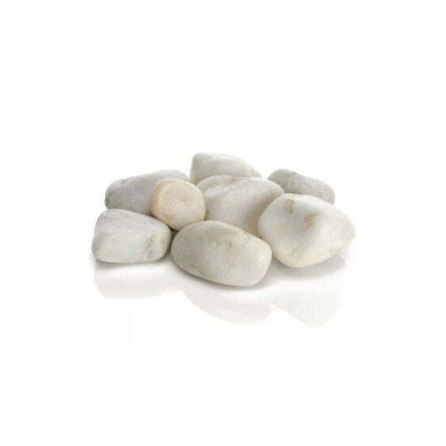 Белая мраморная галька, Marble pebble set white