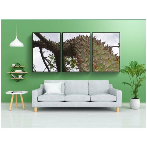 фото Набор модулных постеров для интерьера "ужалить, заостренный, завод" 60x90 см. в тубусе, без рамки lotsprints