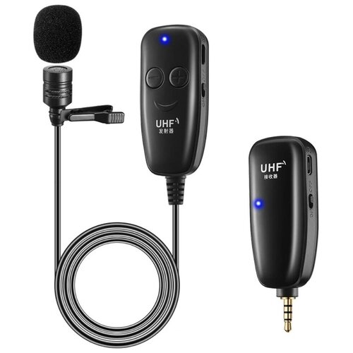 Беспроводной компактный UHF микрофон с прищепкой-креплением 259200₽