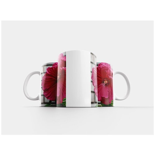 фото Кружка "гибискус, розовый, красный" 320 мл lotsprints