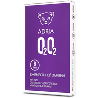 Контактные линзы ADRIA O2O2, 6 шт., R 8,6, D -4