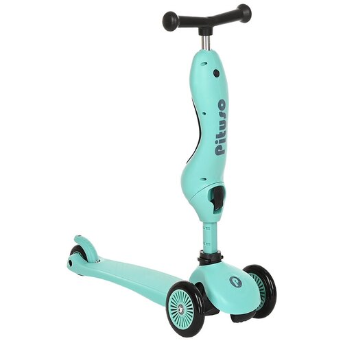 фото Трехколесный самокат pituso ec-m24 2 в 1 blue/синийй