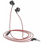 Наушники BlitzWolf AirAux AA- HE1 3.5mm In- Ear Headphones Earphone Black + Red - изображение