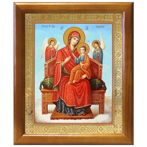 Икона Божией Матери Всецарица, рамка 17,5*20,5 см икона божией матери всецарица рамка 12 5 14 5 см