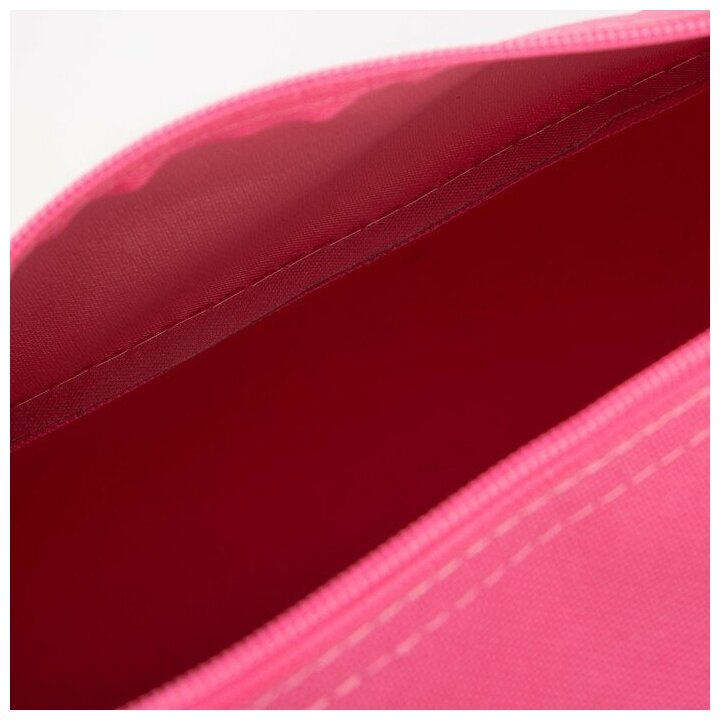 Сумка спортивная "Единорог" 40*24*21, отд на молнии, 2 н/кармана, розовый 7338971 - фотография № 3