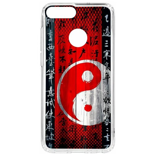 фото Чехол на honor 9 lite kruche print инь ян кruче