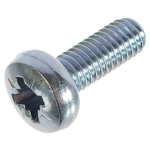Винт с полукруглой головкой и крестообразным шлицем М4х20, оцинкованный DIN7985 (110шт.)