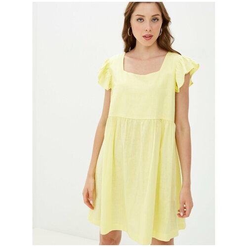 фото Платье incity, цвет светло-желтый, размер m