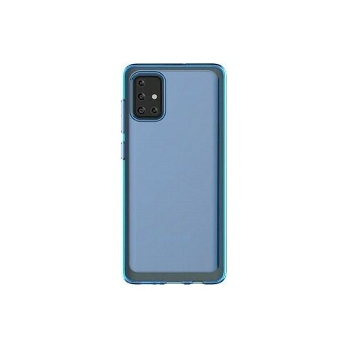 фото Силиконовая накладка для samsung galaxy a71 araree a cover синий