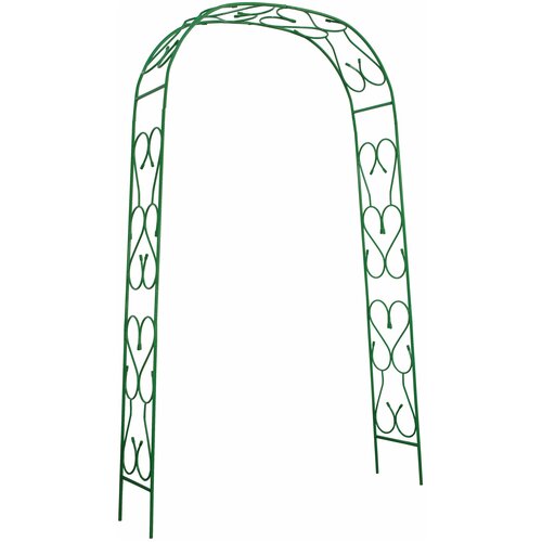 Арка садовая прямая разборная, высота 230 см, ширина 125 см, глубина 36.5 см