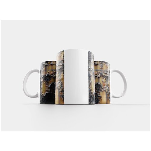 фото Кружка "текстура, ржавчина, коричневый" 320 мл lotsprints