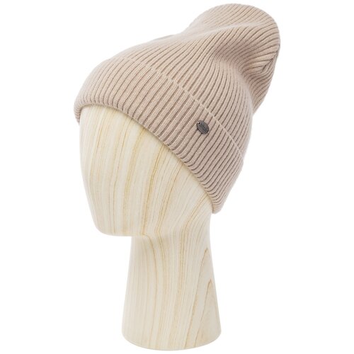 фото Шапка бини labbra, размер 57, бежевый