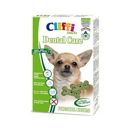 Cliffi (Италия) Бисквиты для мелких собак Здоровые зубы (Dental care small) PCAT227, 0,3 кг (2 шт)