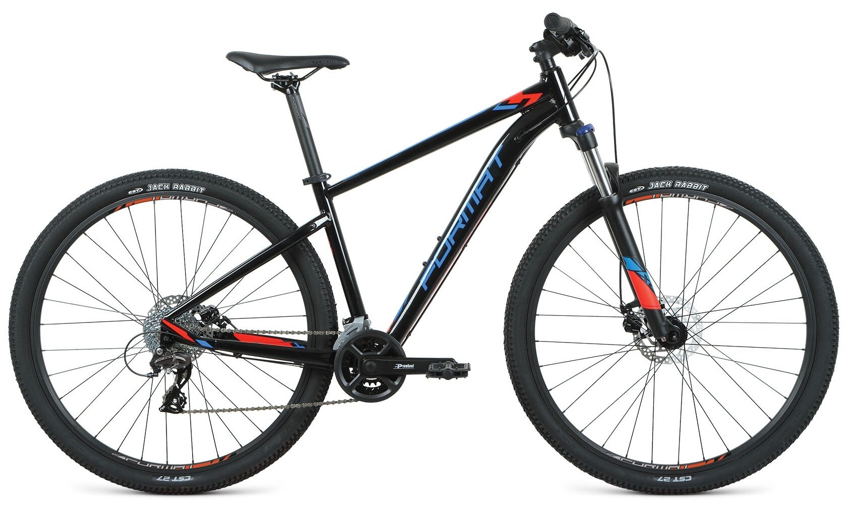 Горный (MTB) велосипед Format 1414 27.5 (2021) черный 20" (требует финальной сборки)