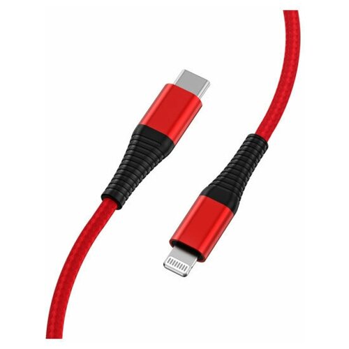 Кабель TFN 8pin-TypeC 1m нейлон MFI red кабель usb tfn 8pin typec 1m нейлон mfi gray tfn cmfligc1mnlgr