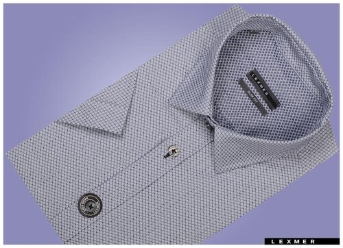 Рубашка LEXMER, размер 40, серый