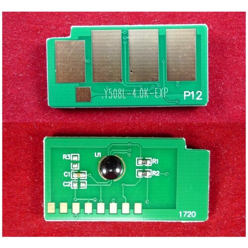 ELP ELP-CH-CLT-508-Y чип (Samsung CLT508) желтый 4000 стр (совместимый) чип для samsung clp 615 620 670 mlt 508 m magenta 4k elp elp ch clt 508 m