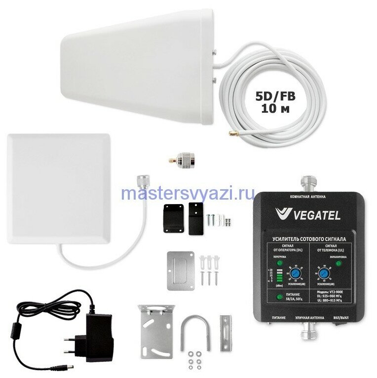 Готовый комплект Vegatel VT2-900E-kit (дом, LED)