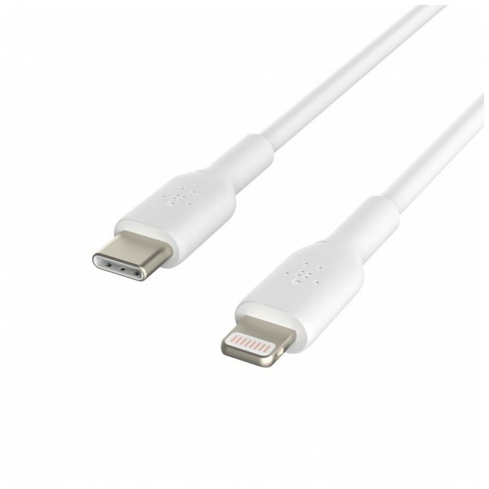 Кабель Belkin USB-C - USB-C 1м, пластик, белый (CAB003bt1MWH)