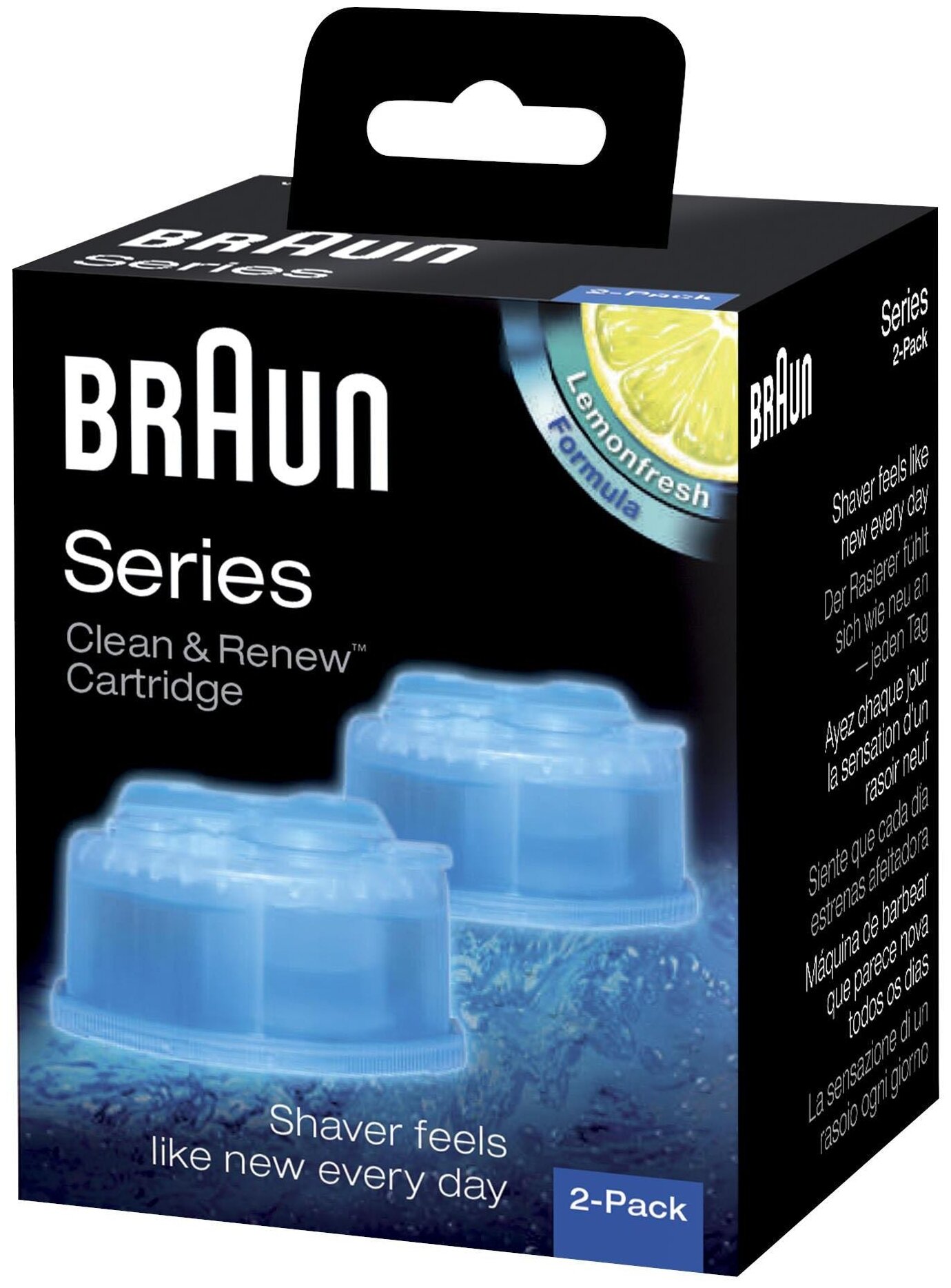 Картридж Braun Clean & Renew CCR, Series 6, голубой, 2 шт.