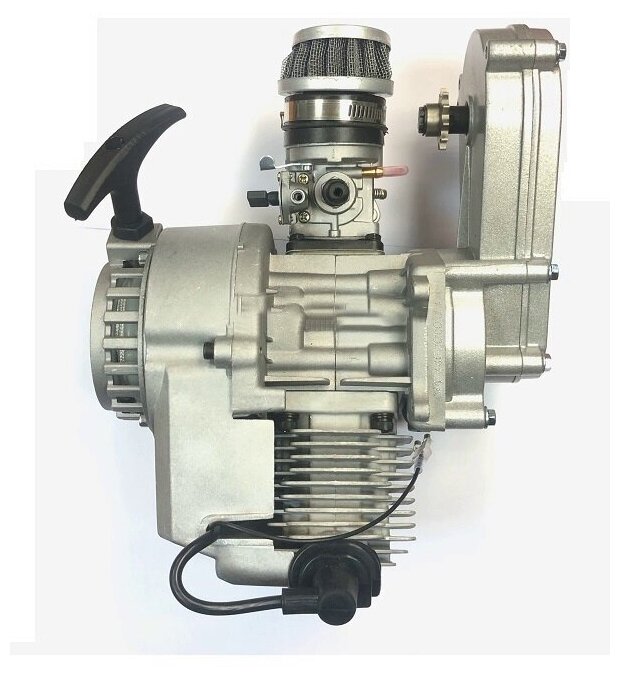 фото Двигатель двухтактный с редуктором 3:1 для квадроцикла 49 куб.