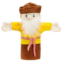 Кукла-рукавичка Дед, мягкая игрушка для кукольного театра, кукла-перчатка