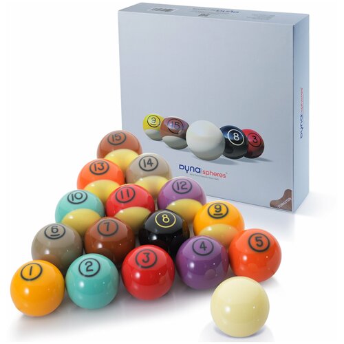 Шары для бильярда Dyna spheres Tungsten Pool Next Gen 57,2 мм