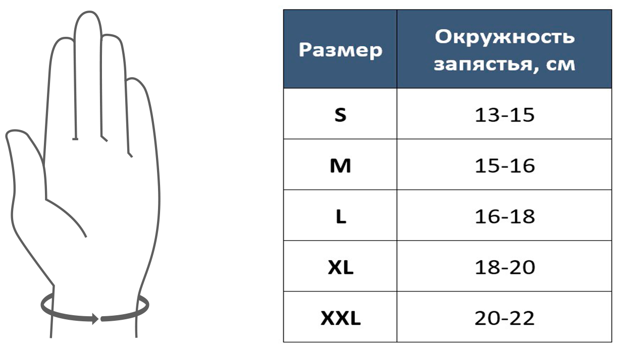 Бандаж на лучезапястный сустав РК Р01/Бежевый, M Интерлин - фото №2