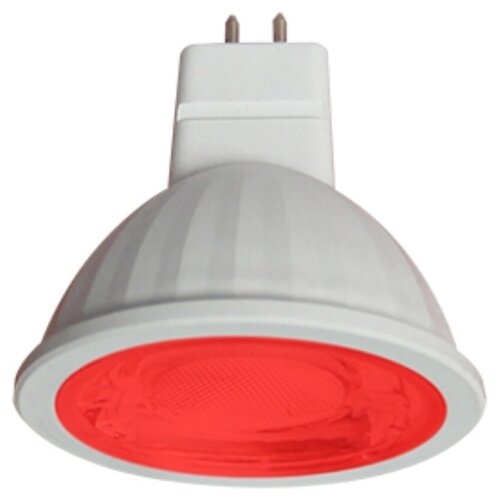 Лампа светодиодная Ecola MR16 GU53 220V 9W Красный прозр 47x50 M2CR90ELT 270₽
