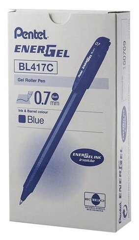 Pentel Ручка гелевая Energel, 0.7 мм BL417, 12 шт.