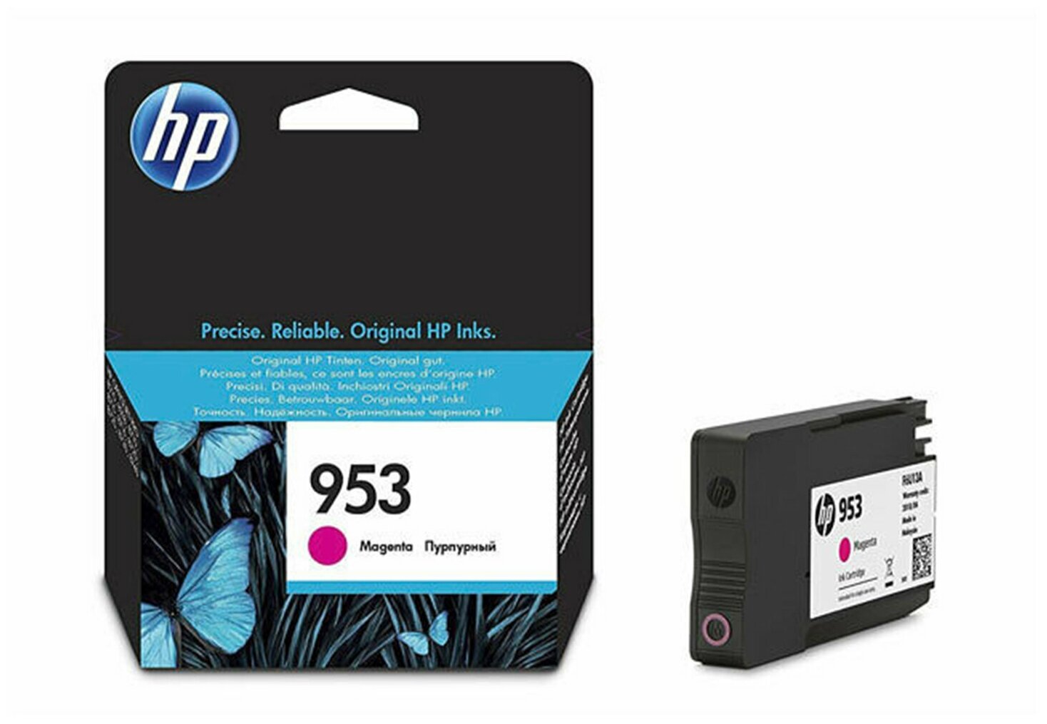 Картридж HP F6U13AE для HP OfficeJet 8710/8715/8720/8725/8730/7740 700стр Пурпурный