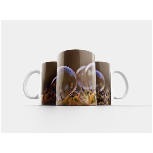 фото Кружка "мыльный пузырь, замороженный, зима" 320 мл lotsprints