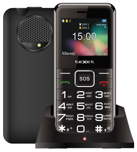 Мобильный телефон teXet TM-B319 Black - фотография № 1