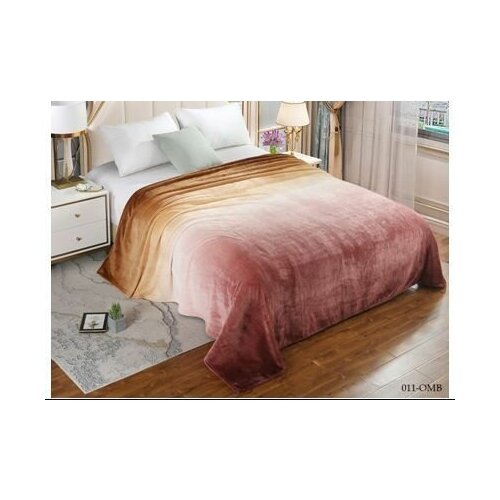 Юта-текс плед WELLSOFT LUXE 1,5сп OMBRE Охра