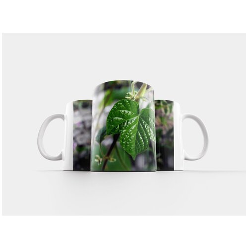 фото Кружка "лист, зеленый, летом" 320 мл lotsprints