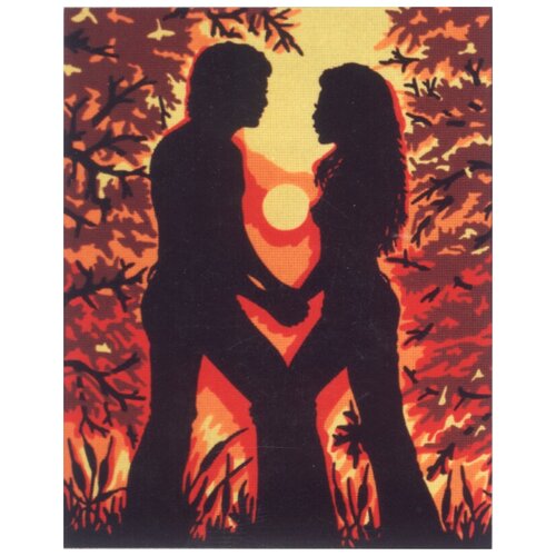 фото Набор для вышивания soulos d.169 пара, силуэт на закате