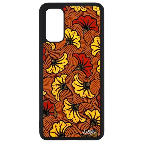 фото Противоударный чехол на телефон // galaxy s20 // "африканский принт" дизайн стиль, utaupia, оранжевый