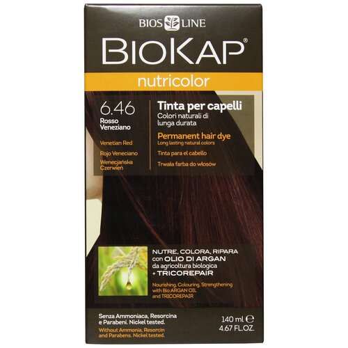 BioKap Nutricolor крем-краска для волос, 6.46 венецианский красный