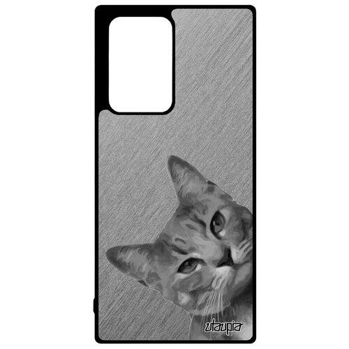 фото Модный чехол для мобильного // galaxy note 20 ultra // "котик" киса котенок, utaupia, серый