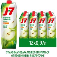 Сок J7 Яблоко 0.97л 12 шт