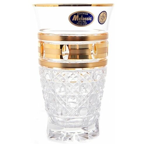 Набор из 6-ти стаканов Золотые окошки Объем: 290 мл Mclassic